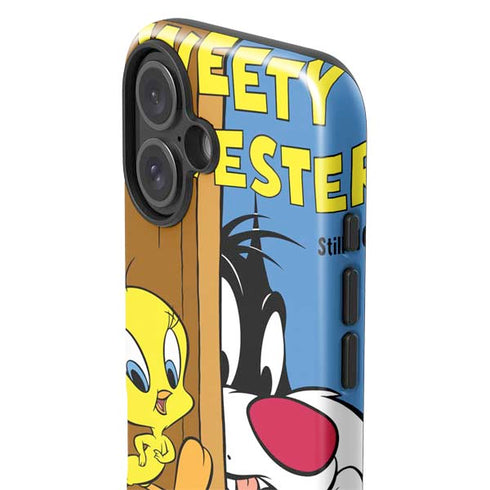 Looney Tunes Tweety Bird Sylvester Ten Cents iPhone 16 Impact Case